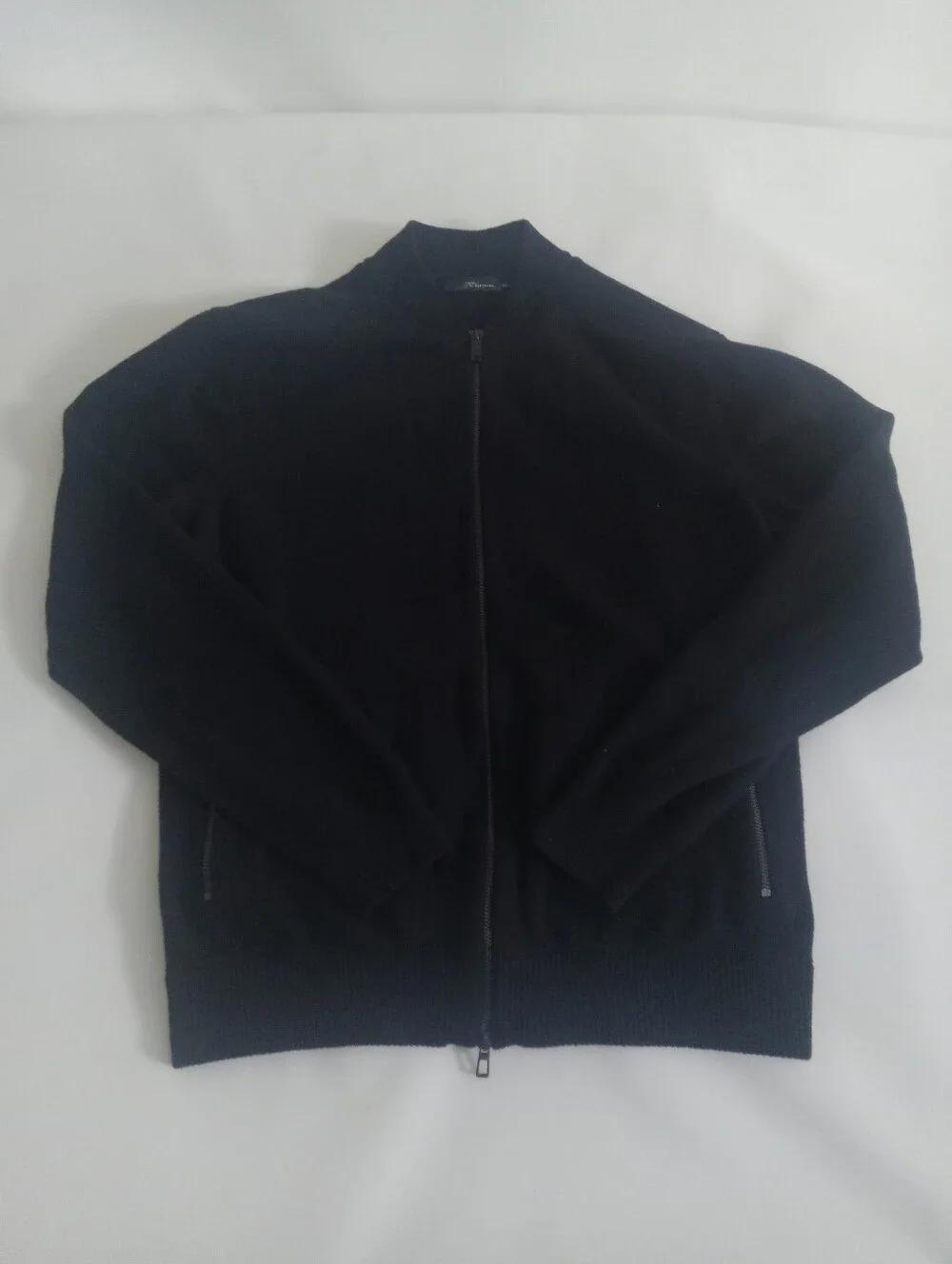 Rodd & Gunn Men's Sweater Jacket Australian Wool Blend Black Sz XL FULL ZIP